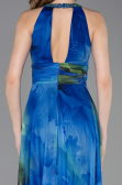 Long Sax Blue Evening Dress ABU6048