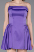 Short Lilac Satin Cocktail Dress ABK2608