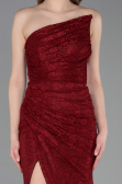Long Burgundy Dantelle Evening Dress ABU6050
