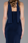 Long Navy Blue Prom Gown ABU6051