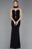 Long Black Prom Gown ABU6051
