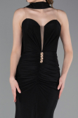 Long Black Prom Gown ABU6051