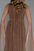 Long Copper Stony Evening Dress ABU6052