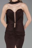 Long Brown Prom Gown ABU6051
