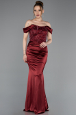 Long Burgundy Evening Dress ABU6078