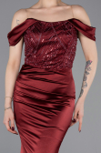 Long Burgundy Evening Dress ABU6078