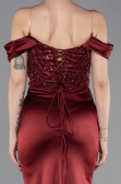 Long Burgundy Evening Dress ABU6078