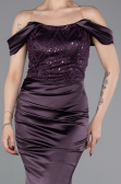 Long Purple Evening Dress ABU6078