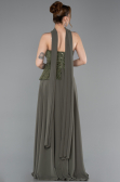 Long Olive Drab Chiffon Evening Dress ABU6081