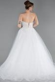 Long White Wedding Dress ABG188