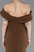 Long Brown Mermaid Prom Dress ABU6046