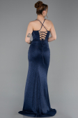 Long Navy Blue Prom Gown ABU6082