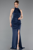 Long Navy Blue Evening Dress ABU6083