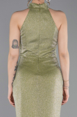 Long Oil Green Evening Dress ABU6083