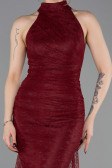 Long Burgundy Dantelle Evening Dress ABU6084