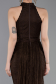 Long Brown Dantelle Evening Dress ABU6084