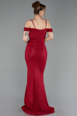 Long Burgundy Dantelle Evening Dress ABU6085