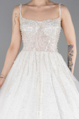 Long White Wedding Dress ABG191