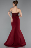 Burgundy Long Evening Dress ABU5568