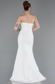 Long White Evening Dress ABU5568