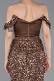 Long Brown Evening Dress ABU6087