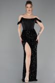 Long Black Evening Dress ABU6087