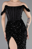 Long Black Evening Dress ABU6087