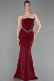 Long Burgundy Mermaid Prom Dress ABU6092