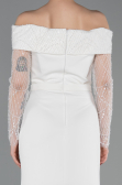 Long White Evening Dress ABU6101