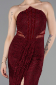Long Burgundy Dantelle Prom Gown ABU6077