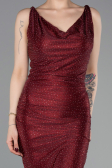 Long Burgundy Prom Gown ABU6105