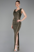 Long Olive Drab Prom Gown ABU6105