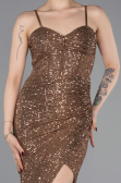 Long Copper Prom Gown ABU6106