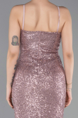 Long Powder Color Prom Gown ABU6106
