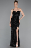 Long Black Prom Gown ABU6106