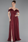 Long Burgundy Evening Dress ABU6107