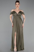 Long Olive Drab Evening Dress ABU6107