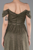 Long Olive Drab Evening Dress ABU6107