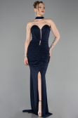 Long Navy Blue Evening Dress ABU6112