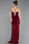 Long Burgundy Prom Gown ABU6115