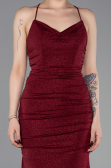 Long Burgundy Prom Gown ABU6115