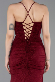 Long Burgundy Prom Gown ABU6115