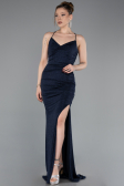 Long Navy Blue Prom Gown ABU6115