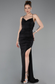 Long Black Prom Gown ABU6115