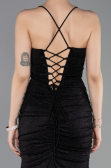 Long Black Prom Gown ABU6115