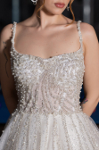 Long White Wedding Dress ABG191
