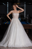 Long White Wedding Dress ABG191