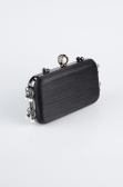 Black Laser Cut Night Bag KC714