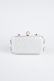 Silver Patterned Night Bag KC714