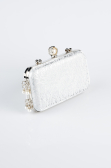 Silver Patterned Night Bag KC714